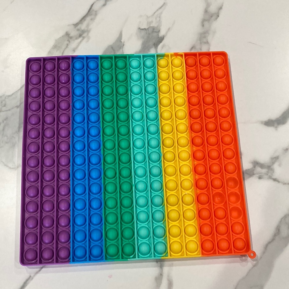 Rainbow jumbo pop it
